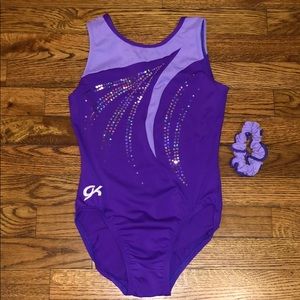 GK Elite gymnastics leotard.